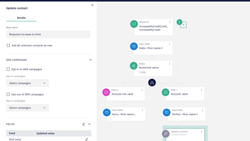 screenshot of Acoustic Marketing Cloud